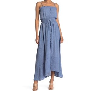 💎 NWT Smock Waist Hi-Low Maxi Dress